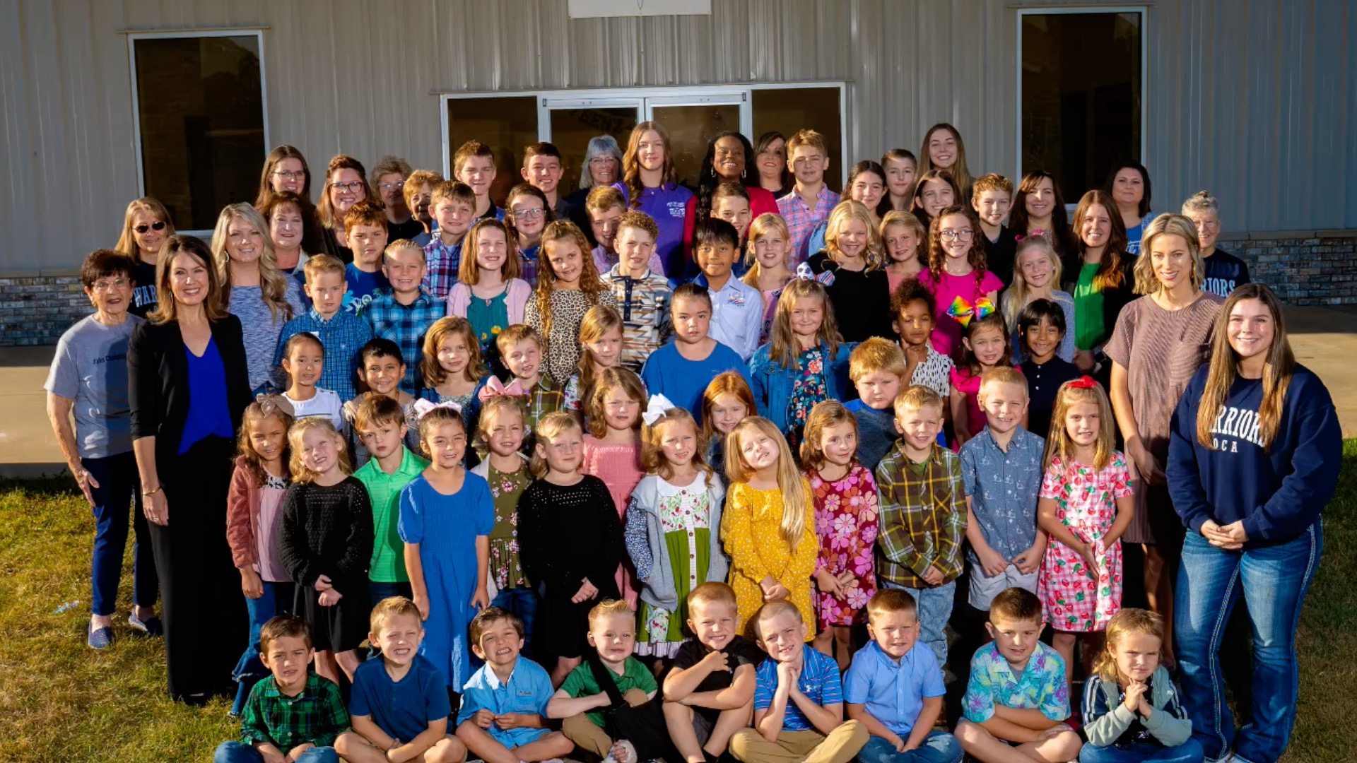 Students studying Bible